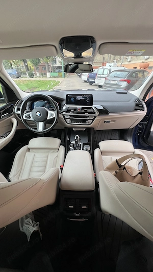 BMW X3 xDrive30e 2021 Plug-In Hybrid   PHEV, tracțiune integrală, albastra - imagine 7