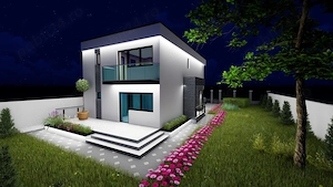 Casă nouă P+1 de vânzare în Sat Costi, lângă Galați   160 mp utili, 480 mp terenFinisaje la alegere - imagine 2