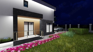 Casă nouă P+1 de vânzare în Sat Costi, lângă Galați   160 mp utili, 480 mp terenFinisaje la alegere - imagine 3