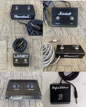Laney   Bogner   Marshall   Hughes & Kettner footswitch amplificator