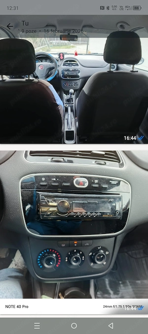 Fiat Punto 2016 BENZINĂ |Euro 6  Înmatriculat RO | Stare Tehnică Excepționala - imagine 4