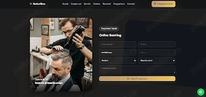 Website barbershop de vanzare