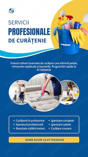 Curățare profesională canapele, saltele și covoare