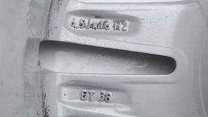 3 jante Rial Bavaro 6.5Jx16 5x98 et38 + 2 caucucuri de vara Michlen + 4 Continental 205 / 55 R16 - imagine 10