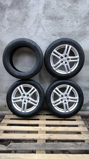 3 jante Rial Bavaro 6.5Jx16 5x98 et38 + 2 caucucuri de vara Michlen + 4 Continental 205 / 55 R16