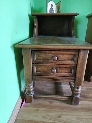 Noptiera, comoda, dulapior lemn masiv - imagine 2