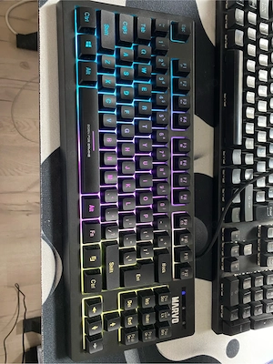 Tastatură Gaming Marvo CM310 RGB TKL - Perfect funcțională - imagine 2
