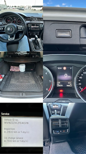 VW Passat B8 Variant 2.0 TDI DSG R-Line Interior   Navi   LED   Întreținut TOP - imagine 10