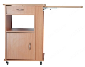 Vand pat electric cu saltea+noptiera cu masuta, nou - imagine 3