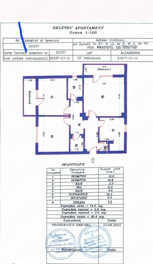 Apartament de vânzare 3 camere, zona HCC