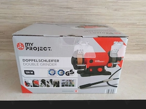 Polizor dublu MyProject cu ax flexibil pentru lucrări de precizie si accesorii de șlefuire lustruire