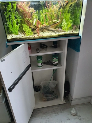Acvariu 60l complet accesorizat + suport - imagine 3