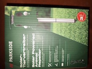Aparat solar pentru alungat animale Parkside cu 5 programe 360 grade