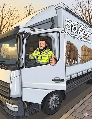 Sofer 7,5 -12 -40 Tone livrari marfa palet local Germania 