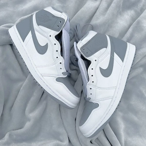 Pantofi Sport Air Jordan 1 High Steel Grey - 100% originali