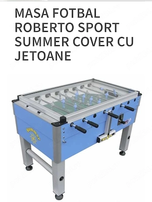 Vamd Masa Fotbal Roberto Summer Cover cu Jetoane
