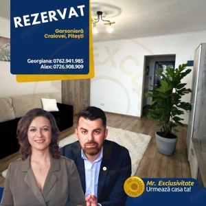 Garsoniera renovata cartier Craiovei, Pitesti. 0% COMISION