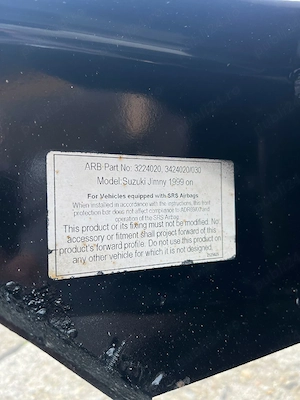 Vand bara cu bulbar originala ARB pentru Suzuki Jimny - imagine 5