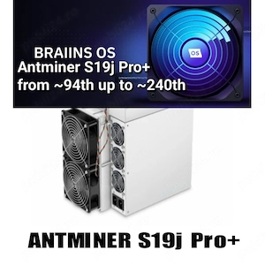 Miner ASIC Bitmain Antminer S19J Pro+ 120Th