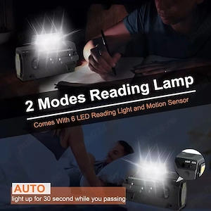 Radio portabil multifunctional cu incarcare solara, nou - imagine 4