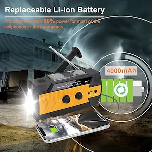 Radio portabil multifunctional cu incarcare solara, nou