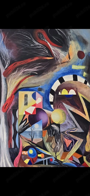Tablou abstract cubist