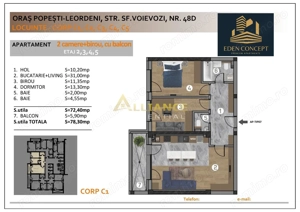 Locuinte noi | Garsoniere   Apartamente 2-3 camere | Popesti Leordeni - imagine 9