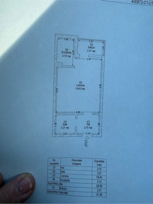 Apartament 1 camera 32mp - Circumvalatiunii Etaj 6 din 10 - imagine 2