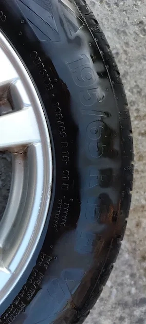 Continental noi vara 195/65/15 cu jante VAG Aliaj 5x112 - imagine 2