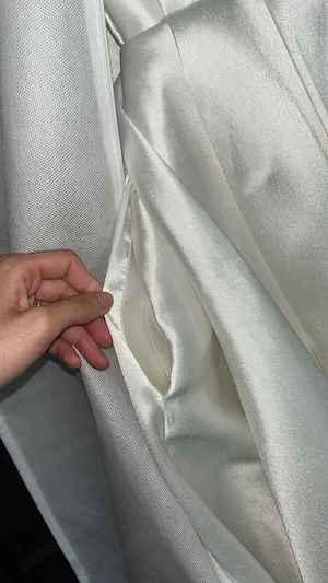 Rochie Mireasa S M din tafta  - imagine 5