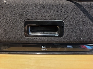 Logitech usb Hub speakers Audiohub S-00041 w  Power Supply