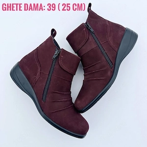 Ghete Dama Piele Elegante Visinu - imagine 2