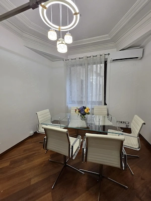 Apartament 5 camere inchirere Hilton Calea Victoriei Radisson mobilat birouri, sau comercial etaj 1 