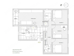 Apartament 4 camere de vânzare   Bulevardul Nicolae Titulescu - imagine 10