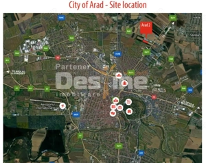 Teren comercial premium 29.000 mp I Arad I 1 km de centrul orasului