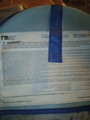 Scaun pat de baie baita bebe bebelusi copii pliabil marca Mothercare stare foarte buna , folosit de  - imagine 2