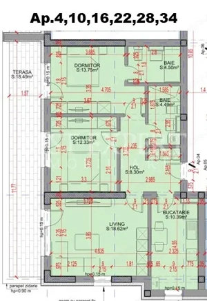 3 Camere Ideal Familie | PROMO la avans 15% Parcare la 4.000 Euro - imagine 2