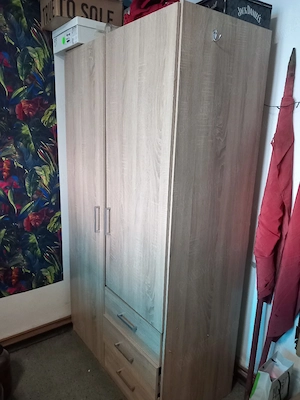 Dulap bej sup umerase + sertare - imagine 2