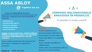 Companie multinationala angajeaza personal CALIFICAT 