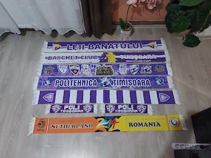 Fulare Alb-Violet Poli Timisoara, Romania-Olanda 2014