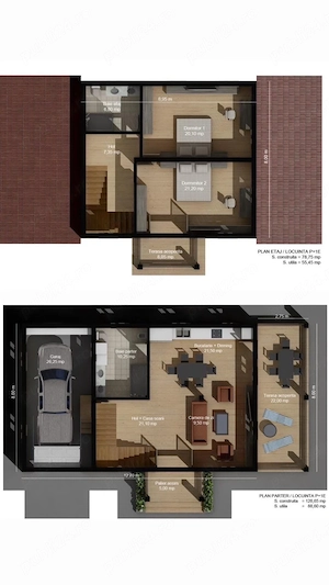  Locuință premium cu garaj și terasă | 400 mp teren | Zonă liniștită  - imagine 3