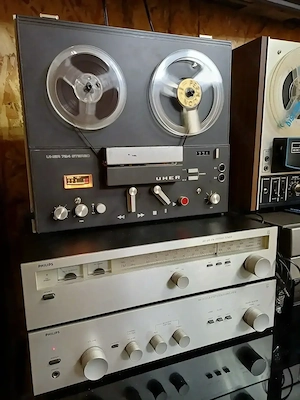 Magnetofon Uher 724 Amplificator si Radio Philips functionale. - imagine 2
