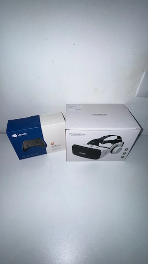 Ochelari VR 9D cu casti si gamepad - NOU sigilat + kit de curatare CADOU