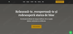 Site gata făcut, personalizabil rapid pentru afacerea ta