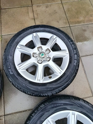 Jante vw ,skoda,audi 5x112 16, bonus anvelope  205 55 16  - imagine 5