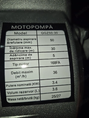 pompa de tras apa 