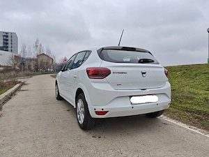 Dacia Sandero albă, 1l benzină, primul proprietar, cumpărată din Germania - imagine 4