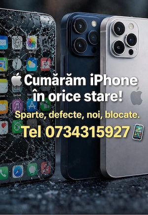Cumparam Iphone: Noi, Defecte, Sparte, Blocate