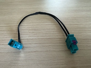 Cablu adaptor radio fakra simplu mama -> fakra dublu tata NOU