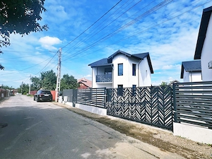 Casă nouă 175 m  | teren 500 m  | eficientă energetic | Deschidere la 2 străzi asfaltate Mărăcineni 